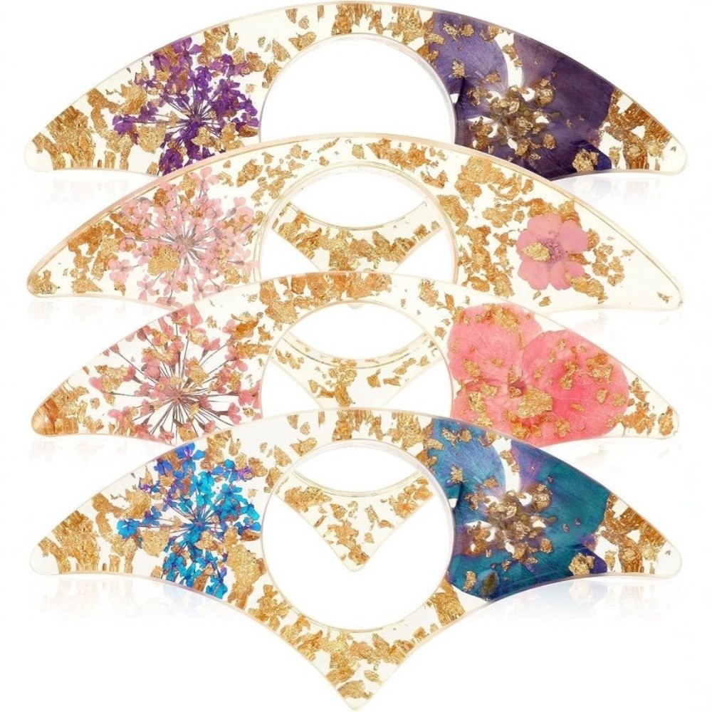 Dried Flower Bookmark - 4 шт., подарок, держатель для страниц